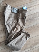 Spodnie męskie 34 beżowe elastyczne Jack&Jones oryginalne L pas86