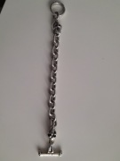 Piękna i niepowtarzalna!!!Hardcorowa srebrna branzoletka 925