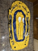 Ponton z wiosłami OLYMPIC – długość 270 cm, do 200 kg, DIN 7871