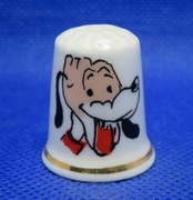 Naparstek Kolekcjonerski Porcelanowy Goofy