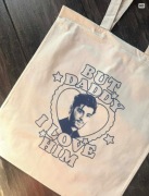 Torba bawełniana torebka tote bag bawełna Zayn Malik beżowa