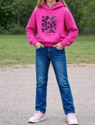 Bluza dziewczęca z kapturem 