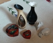 Figurka z PRL flakon rzeźba i inne