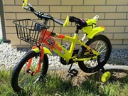 Rowerek 16 cali Babi pomarańczowo żółty 