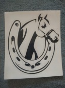 Naklejka na samochód - koń 28 - nowa