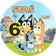 Pan Opłatek na tort - BLUEY