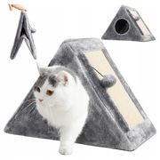 Drapak trójkąt dla kota legowisko zabawka 