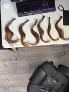 Włosy naturalne lekko kręcone dziewicze