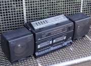 Radiomagnetofon przenośny TEC 873RR niesprawny, odpinane głośniki, radio OK