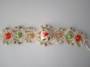 BRANSOLETKA MAKRAMA CLOISSONE HAND MADE