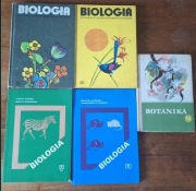 Zestaw Biologia LIceum Podbielkowski Jasiński Umiński PRL Botanika PRL