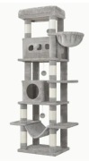 Drapak Duży dla dużych kotów Wysoki  stabilny 170cm XL jasnoszary