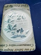 20 dolarów Lisc klonu Kanada srebro 1/4 uncji 