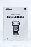 NIKON SB 800 Instrukcja obslugi EN