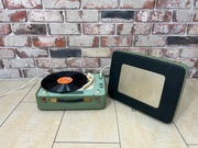 Gramofon walizka Philips AG9106 z wbudowanym głośnikiem.