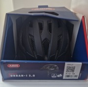 Kask ABUS Urban-I 3.0 Velvet Black M 52-58 cm | Miejski Rower LED