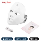 Bezprzewodowa maska LED 7 kolorów do twarzy i szyi – fototerapia