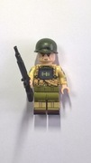 Figurka żołnierza amerykańskiego z bronią WW2 kompatybilne z Lego, Cobi