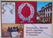 Poznań -Muzeum Ignacego Kraszewskiego. Pocztówka czysta.