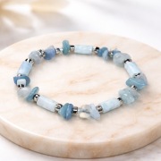 Bransoletka z kamienia naturalnego akwamaryn