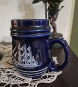 Stary kufel z motywami  marynistycznymi z lat 70 tych- Z.P.S. TUŁOWICE