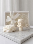 Podziękowanie dla gości świeca sojowa Komunia Chrzciny Chłopiec | noya