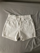 Białe szorty Bermuda H&M 42 XL – Wysoki stan – 100% Bawełna