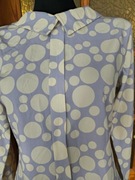 Żółto wrzosowa bluzka koszula koła kółka