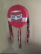 Zestaw piniata Minecraft TNT kij+imie 