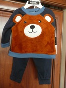 kpl. bluza spodenki piżamka 6/9 mc M Mick Mack miś