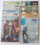 Wiadomości Wędkarskie rocznik 1989 kompletny