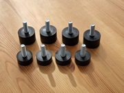 Solidne nóżki do pralki Siltax śruba 10 mm - nowe