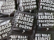 LUBISZ FACETÓW Z DUŻYM? - prezerwatywa z nadrukiem