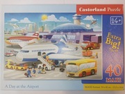 Puzzle Castorland 40 elementów Dzień na lotnisku
