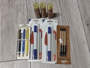 Zestaw kredki temperówka mazaki długopisy ołówek 