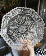 Kryształowa misa, owocarka miska prl retro kryształy retro  vintage