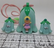 Bluebird Polly Pocket 1992r Magic Wishing Bell komplet
