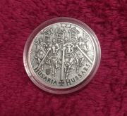 Srebrny medal Husaria I 1 oz oksydowana 