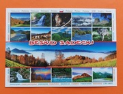 Stara pocztówka Beskid Sądecki
