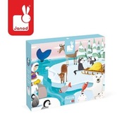 Puzzle sensoryczne JANOD Lodowa kraina 20el.