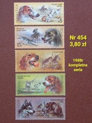 Znaczki fauna:454: zwierzęta, psy- ZSRR 1988r **