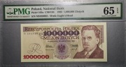 1000000 zł 1993 PMG UNC 1 mln złotych Reymont EPQ