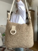 Torba na lato ze sznurka jutowego