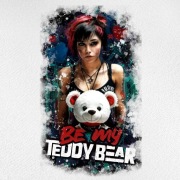Naprasowanka na odzież, termo naklejka - Be my Tedy Bear