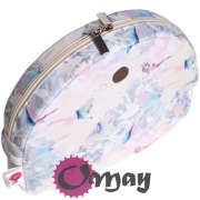 Organizer Obag MOON LIGHT kremowy – pastelowy 2 kieszenie | OMAY Handmade
