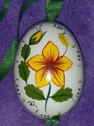 Ręcznie malowana wydmuszka jajka kurzego