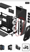 Uchwyty wentylatora Torrent 120/140 Fractal Design