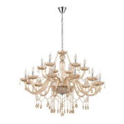 Lampa  żyrandol glamour elekancka szklana Eglo Nasilano wisząca 