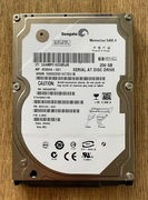 Dysk SEAGATE Momentus_250 GB_SATA_2,5”_Parametry FABRYCZNE