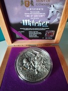 CZAS POGARDY Wiedźmin 2 Oz Srebrna Moneta 5$ Niue 2022
